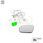 LAND ROVER CONVEX EXTERIOR MIRROR GLASS LEFT RANGE EVOQUE LR048360 GENUINE