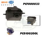 LAND ROVER RADIATOR EXPANSION RESERVOIR TANK W/ CAP M62 PCF000033 PCD100200L BEHR