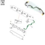 LAND ROVER FUEL INJECTION PIPE RANGE EVOQUE DISCOVERY SPORT LR101734 OEM