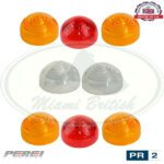 LAND ROVER REAR LAMP LENS INDICATOR SET DEFENDER 87 - 91 ROV0106 PEREI MB OE