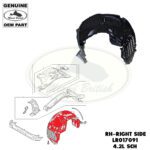 LAND ROVER FRONT WHEEL ARCH SHIELD VENT RIGHT RR SPORT SCH 4.2L LR017091 OEM