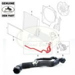 LAND ROVER RADIATOR LOWER HOSE RR SPORT DISCOVERY RANGE LR166362 GENUINE