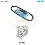 LAND ROVER POLYVEE ALTERNATOR BELT DEFENDER 83-97 2.5L PETROL 200TDI ETC7939 DAYCO