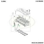 LAND ROVER VALVE SEAL INTAKE & EXHAUST FREELANDER 2 RANGE EVOQUE SPORT DISCOVERY SP LR116446 LR116445 ELRING