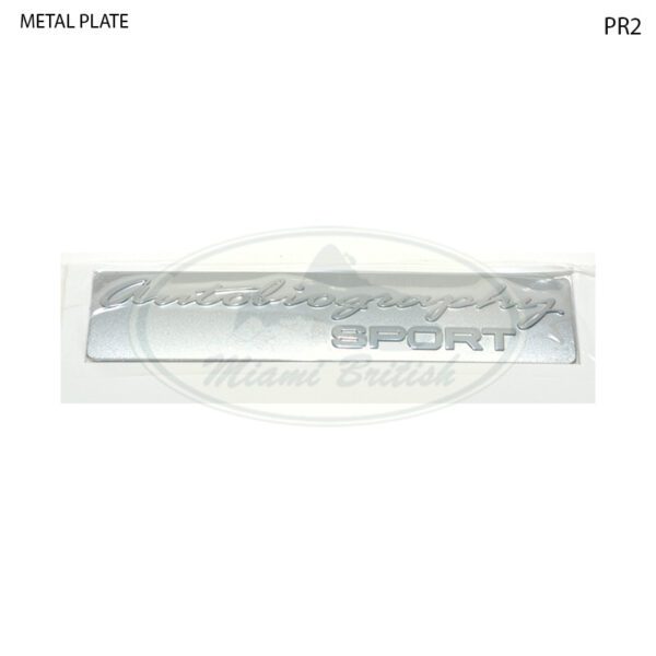 LAND ROVER TAIL REAR EMBLEM PLATE BADGE AUTOBIOGRAPHY RANGE SPORT LR032868 PR2