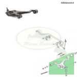 LAND ROVER FRONT CONTROL ARM ASSY LH RANGE SPORT 06-09 LR029306 AM