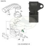 LAND ROVER SENSOR THROTTLE BODY RANGE 06-09 4.2L V8 SCH LR076019 DELPHI
