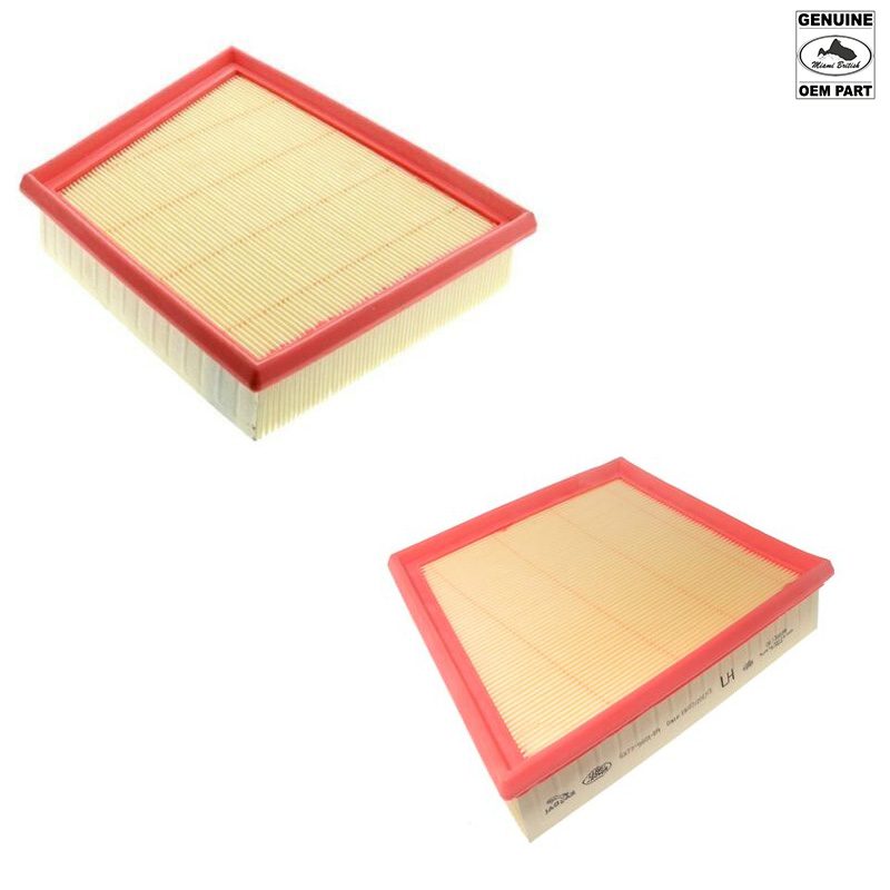 JAGUAR AIR FILTER SET XE RANGE NEW XF F-PACE T4A6123 T4A6124 OEM