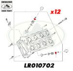 LAND ROVER VALVE SPRING RETAINERS SETx12 RR SPORT RANGE LR4 DISCOVE LR010702 OEM