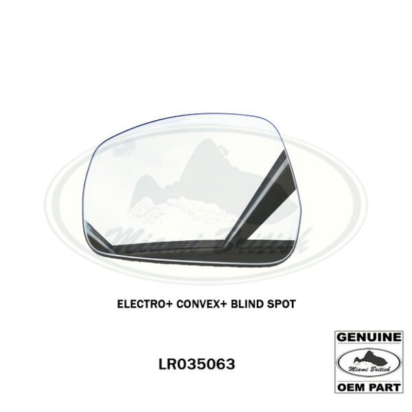 LAND ROVER EXTERIOR MIRROR GLASS RANGE 13-17 RR SPORT 14-20 DISCOVERY 5 17-20 LR035063 OEM