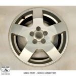 LAND ROVER WHEEL 18" 5 SPOKE 8x18 ALLOY SILVER SPARKLE LR3 RRC500242MNH USED