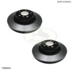 LAND ROVER FRONT BRAKE ROTOR DISC PAIR SET RANGE 10-12 LR031843 FREMAX