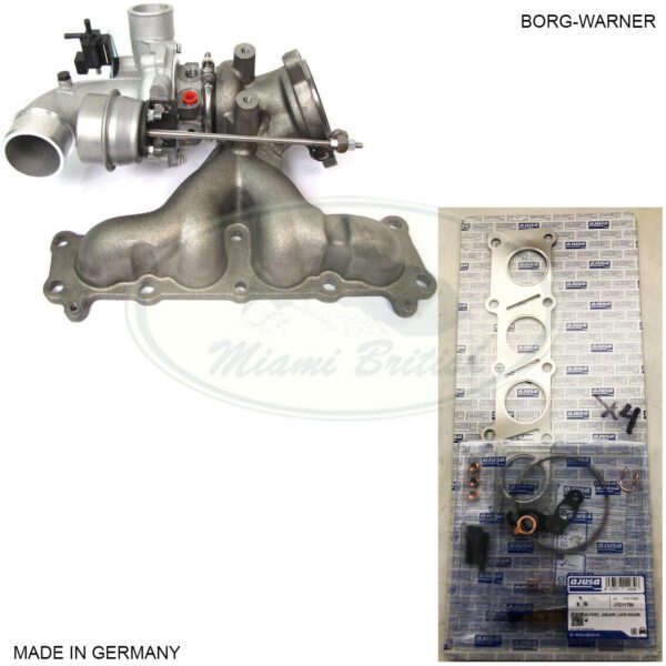 LAND ROVER TURBOCHARGER KIT 2.0L RANGE EVOQUE DISCOVERY SPORT LR066515 JTC11700 BORGWARNER