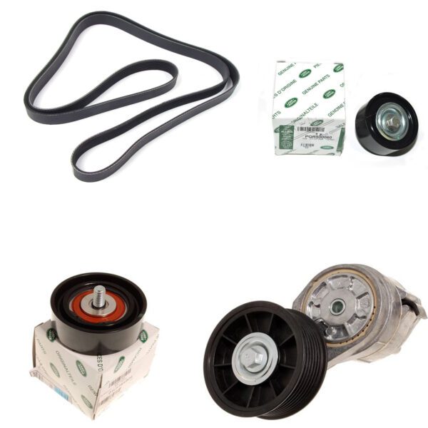 LAND ROVER TENSIONER BELT & PULLEY SET MR0102 OEM