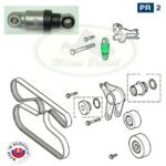 LAND ROVER FAN BELT TENSIONER RANGE P38 DIESEL 2.5L STC4168 PR2