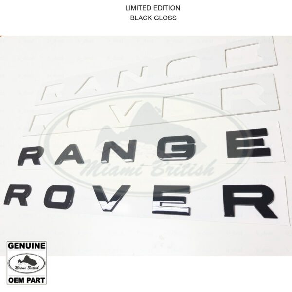 LAND ROVER FRONT NAMEPLATE "RANGE ROVER" RANGE SPORT 16-21 LR094387 LR062323 GENUINE