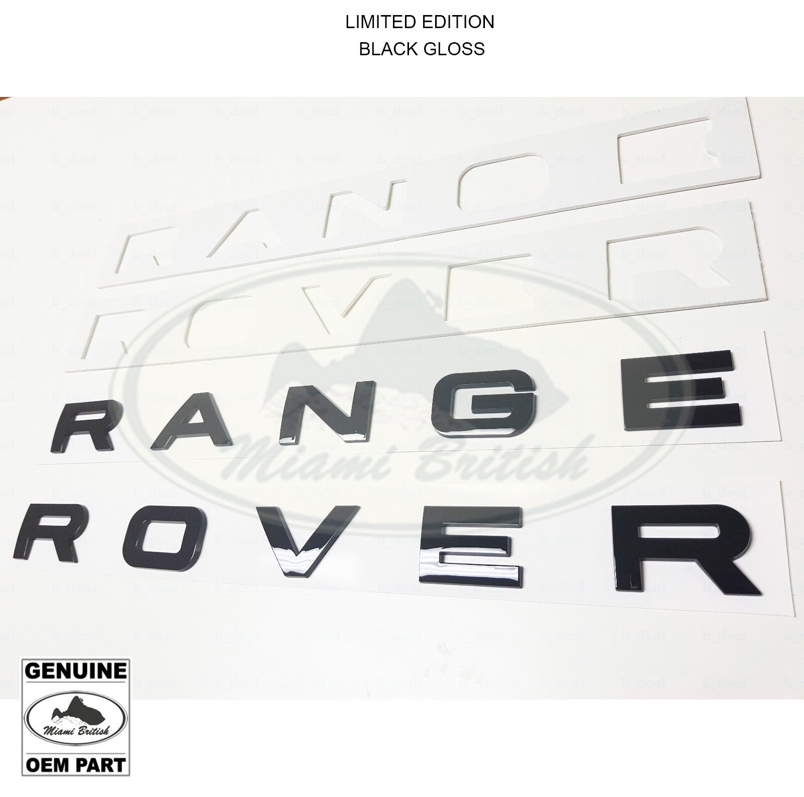 LAND ROVER FRONT NAMEPLATE “RANGE ROVER” RANGE SPORT 16-21