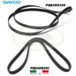LAND ROVER PRIMARY & SECONDARY DRIVE BELT SET RANGE SC 4.2L PQS500241 PQR500320 ROV0137 DAYCO