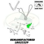 LAND ROVER TIMING GEAR BACK PLATE HOUSING LH RANGE LR3 RR SPORT V8 LR023329 REMF