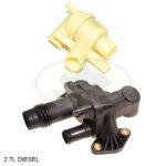 LAND ROVER THERMOSTAT & CONNECTION V6 DIESEL 2.7L EU2 RR SPORT LR3 PEL500320 LR073372 AM