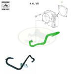LAND ROVER ENGINE COOLANT HOSE RANGE 02-09 LR006157 OEM