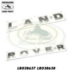LAND ROVER SILVER TITAN HOOD DECAL STICKER LR3 LR4 LR038657 LR038658 OEM