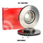 LAND ROVER FRONT BRAKE ROTOR DISC SET RANGE SUPERCHARGED 10-12 LR031845 BREMBO