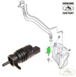 LAND ROVER FRONT WINDSHIELD WASHER MOTOR PUMP RANGE 03-05 DMC000010 OEM