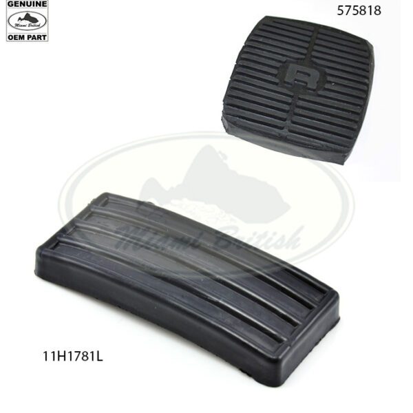 LAND ROVER BRAKE OR CLUTCH RUBBER PEDAL & THROTTLE PAD SET RR CLASSIC DISCOVERY 575818 11H1781L OEM