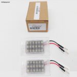 LAND ROVER REAR LICENCE PLATE LAMP LED x2  DISCOVERY 1 & 2 XFC500050LED AM