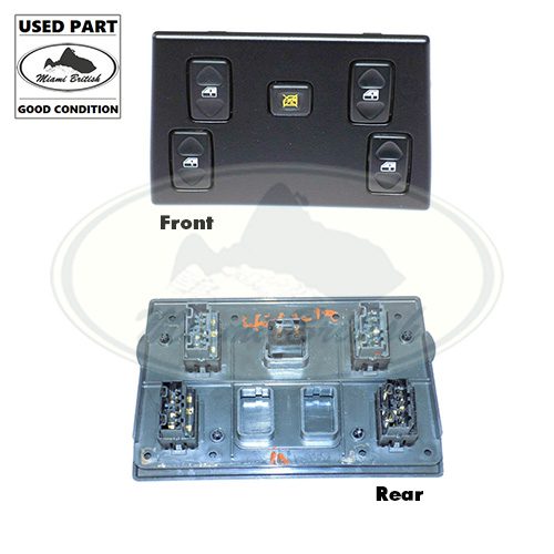 LAND ROVER WINDOW CONTROL PANEL SWITCH KIT GREY DISCOVERY 2 FHR100502 BTR3644LNF USED