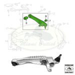 LAND ROVER REAR LOWER CONTROL ARM RIGHT RR VELAR 18-19 LR090505 OEM