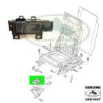 LAND ROVER REAR SEAT CUSHION LATCH RH LR3 LR4 LR057393 OEM