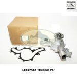 LAND ROVER WATER PUMP W/GASKET SET LR4 4.0L V6 LR027547 GENUINE