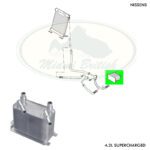 LAND ROVER OIL COOLER RANGE ROVER 06-09 4.2L SC LR015152 NISSENS