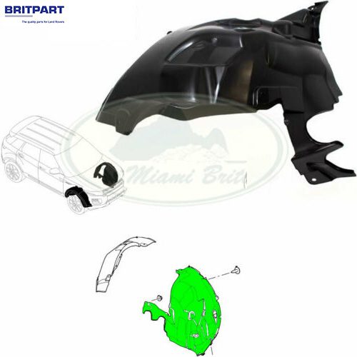 LAND ROVER FRONT WHEELARCH SHIELD SPLASH LINER LEFT RANGE EVOQUE LR027395 BP