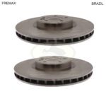 LAND ROVER FRONT BRAKE ROTOR DISC SET RANGE SPORT SC LR016176 FREMAX