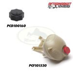 LAND ROVER RADIATOR EXPANSION RESERVOIR TANK + CAP DEFENDER PCF101530 PCD100160 AFT