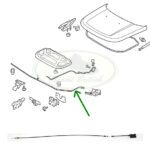 LAND ROVER HOOD BONNET RELEASE CABLE RANGE SPORT 10-13 LR4 LR013888 AM