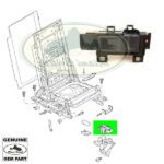 LAND ROVER REAR SEAT CUSHION LATCH LH LR3 LR4 LR057394 OEM