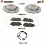 LAND ROVER REAR BRAKE SET LR3 LR4 RR SPORT 06-09 V8 ROV0173 SDB000646 ATE OE