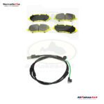 LAND ROVER FRONT BRAKE PADS PERFORMANCE & SENSOR SET MR0129 LR019618 TF AM