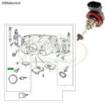 LAND ROVER HALOGEN BULB H8 35W 12V RR SPORT LR3 RANGE XZQ500020 AM4x4