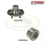 LAND ROVER WHEEL HUB FRONT + BEARING RANGE ROVER 03–12 SET LR023978 RLB000011 AFT