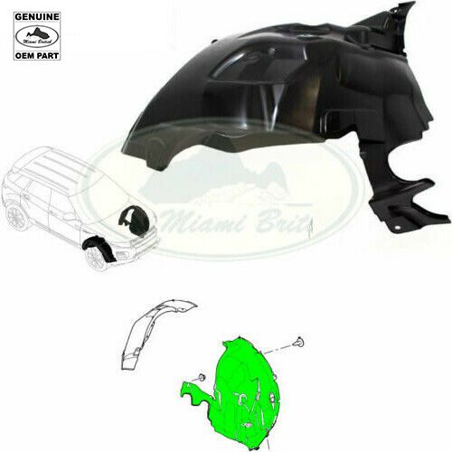 LAND ROVER FRONT WHEELARCH SHIELD SPLASH LINER LEFT RANGE EVOQUE LR027395 OEM