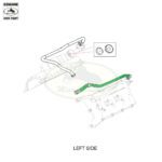 LR JAG BREATHER TUBE LEFT LH LR4 RANGE SPORT VELAR DISCOVERY LR057206 C2Z30693 GENUINE