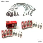 LAND ROVER IGNITION WIRES CABLES W/ SPARK PLUGS DISCOVERY II 2 RANGE P38 MR0139 DENSO