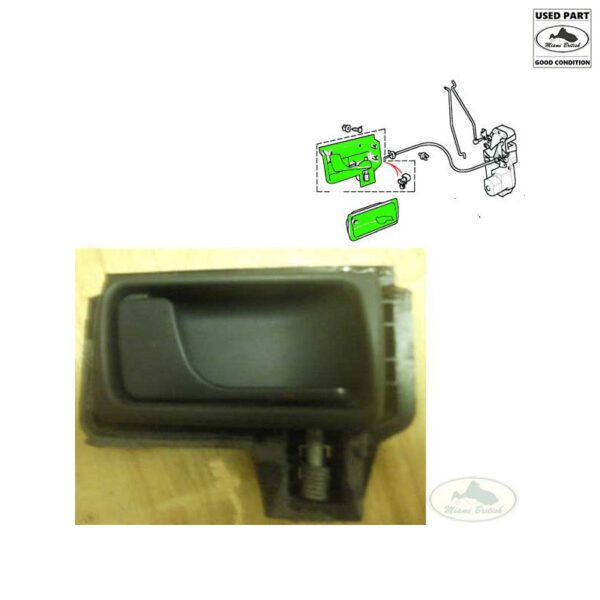 LAND ROVER EXTERIOR MIRROR WO/ GLASS LH RANGE 05-09 CRB503450PMA OEM