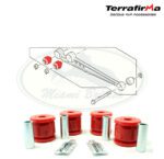 LAND ROVER REAR RADIUS ARM BUSH KIT AXLE END DISCOVERY II TF1008 ANR6947 x4 TF