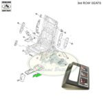 LAND ROVER LATCH COVER MOULDING LH LEFT LR3 LR4 HXT500790PVJ GENUINE